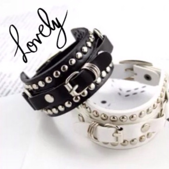 Jewelry - Now in Black! Leather Bracelet