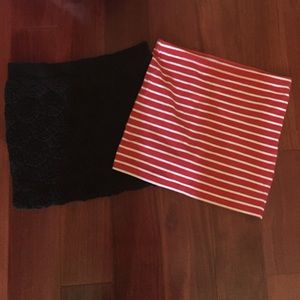 💥 2 FOREVER 21 SHORT MINI SKIRTS