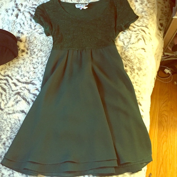 Green Nutcracker Dress W/ Sparkly Top