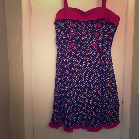 Cherry Polka dot dress