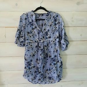 Cute floral blouse with 3/4 sleeve