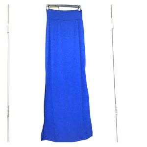Royal blue maxi skirt