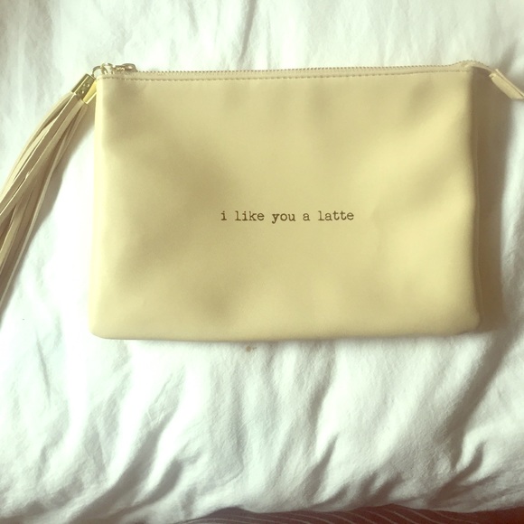 Nude Clutch with Tassel
