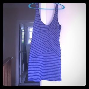 Blue Striped Dress