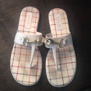 Coach multicolor sandals!