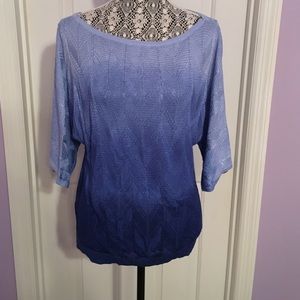 Light-weighty short sleeve sweater