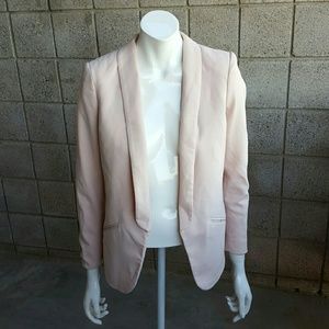 H&M Pale Pink Shawl Blazer!