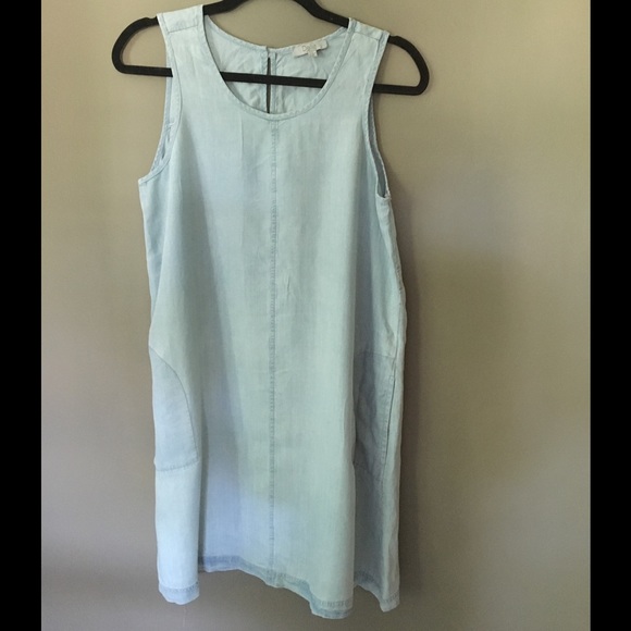 Denim Dress with Pockets