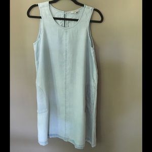 Denim Dress with Pockets