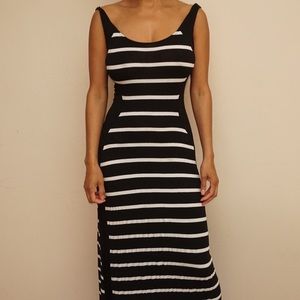 Striped maxi dress