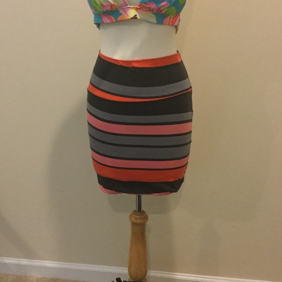 Sexy colorful skirt