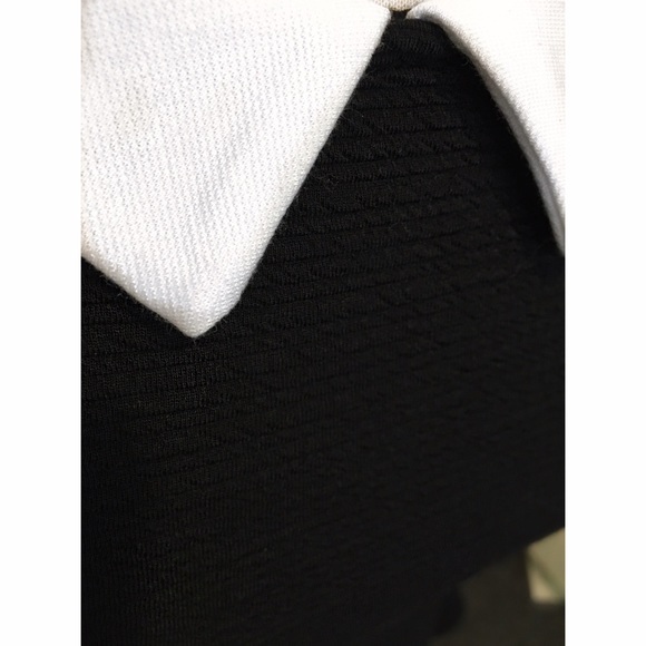 ‼️SOLD‼️ Jersey Dress with Collar - Picture 3 of 3