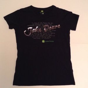 XL black John Deere women's shirt