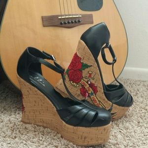 Ellie Platform Rockbilly Shoes