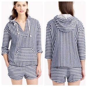 J. Crew Baja striped hoodie