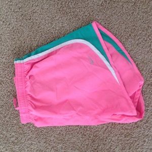 Nike brand pink neon shorts size small
