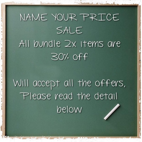 Name your price sale