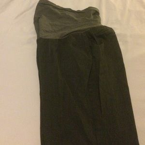 Gray, maternity dress pants.