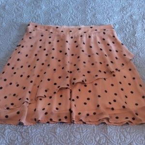Maurice's polka dot skirt