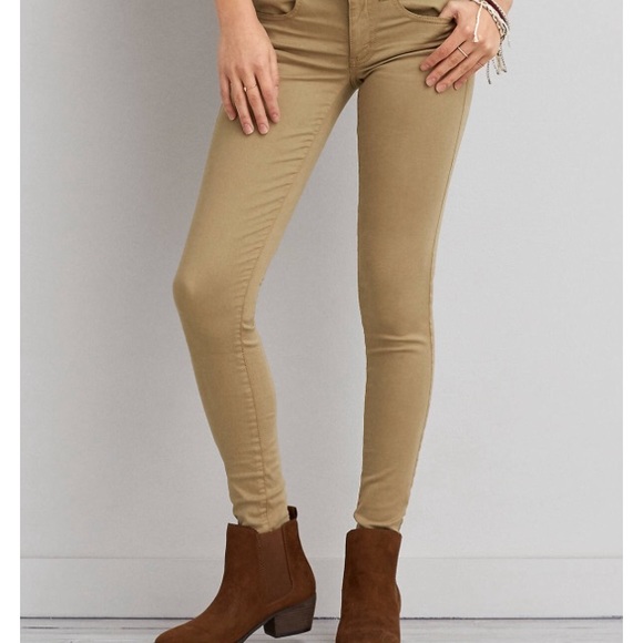 AEO Sateen Power Stretch Low Rise Jegging