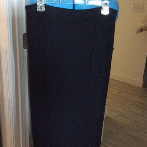 St. John basic long black knit pants.