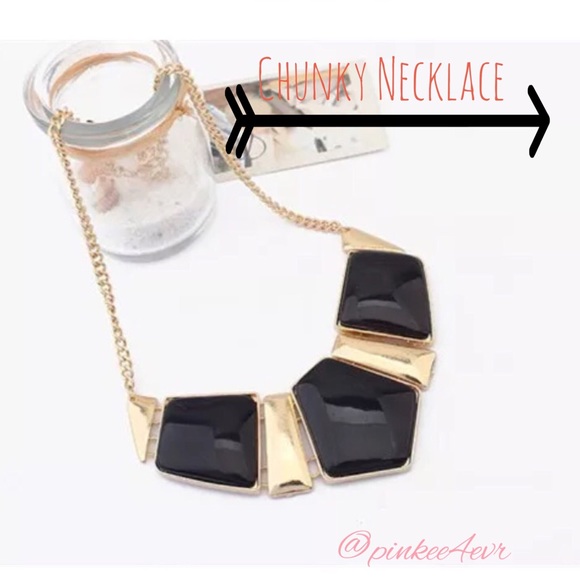 Black and Gold Necklace