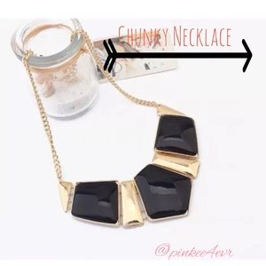 Black and Gold Necklace