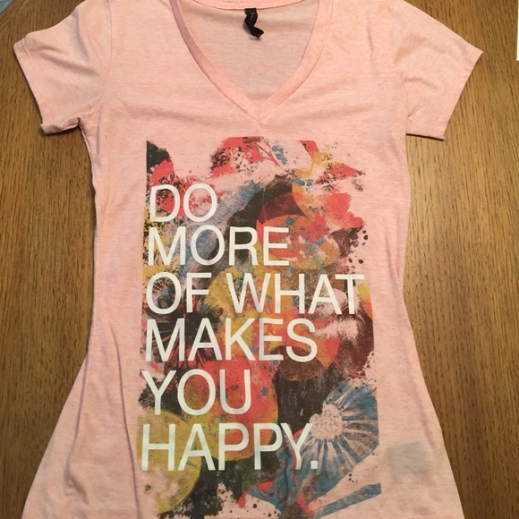 Pink graphic tee