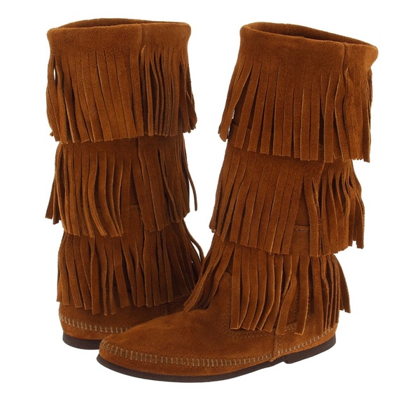 Minnetonka 3-Layer Fringe Boot