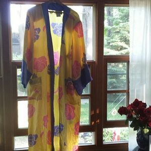 Beautiful vintage silk robe