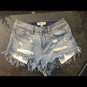 High waisted shorts