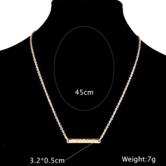 🆕Mermaid gold bar necklace - Picture 3 of 5