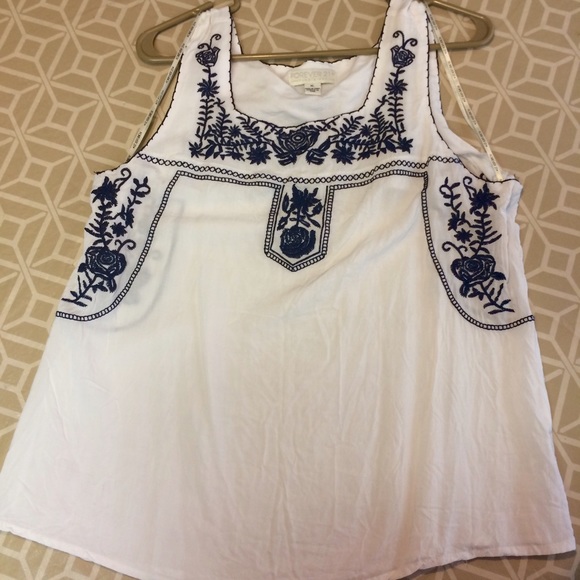 Forever 21+ Embroidered shirt