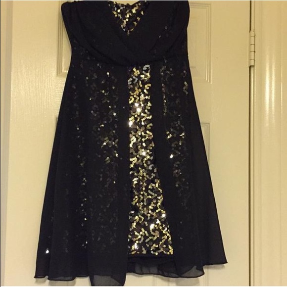 Sequin Little Black Dress