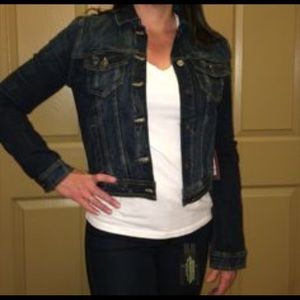 Just USA Anjuli Dark Wash Denim Jacket