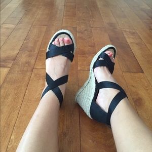 RALPH LAUREN shoes wedges espadrilles size 5