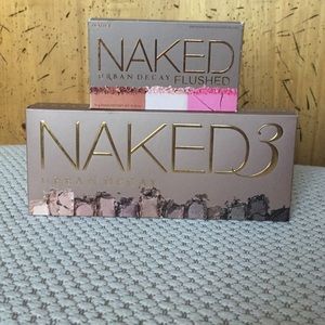 Urban decay naked 3 & naked flushed in native