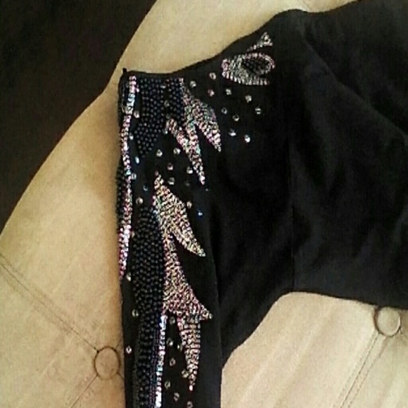 BELLATRIX BLACK BODYCON DRESS ONE SHOULDER M - Picture 2 of 4