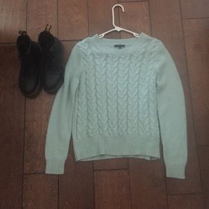 Mint colored sweater