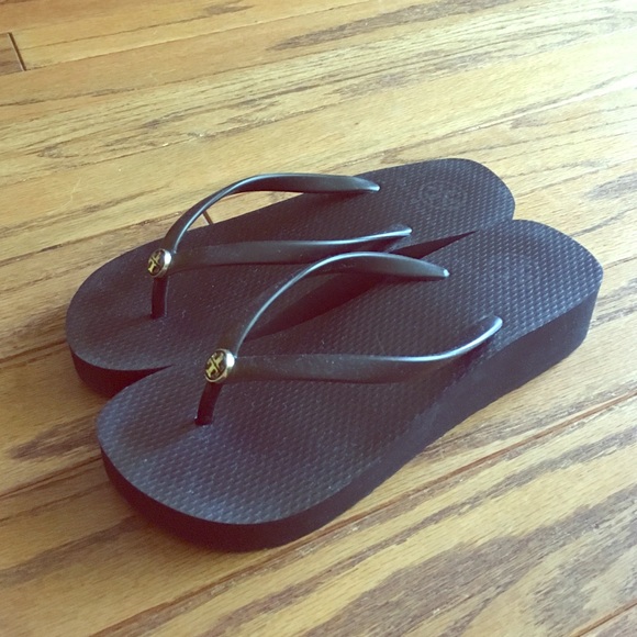 Tory Burch black wedge