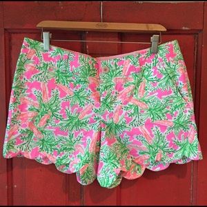 Lilly Pulitzer Buttercup Pattern Shorts