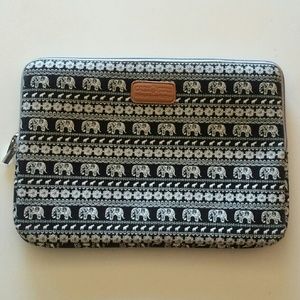 Elephant Patterned Laptop Cass