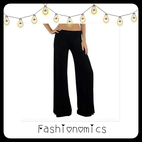 🔵🎍 Fashionomics Black Palazzo Pants