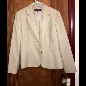 Evan Picone Beige Suit Blazer