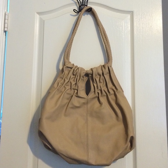 Brand new! Faux leather Camel tote