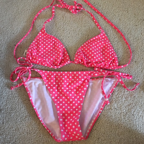 Pink star bikini