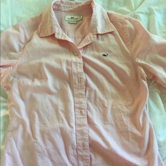 Vineyard Vines pink women's  Oxford Shirt size 6