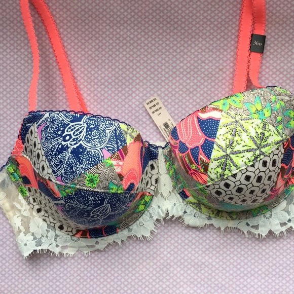 🎉CLEARANCE❗️ Satin floral lace Dream Angels Bra