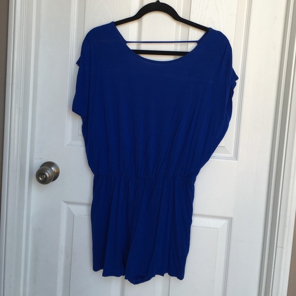 Forever 21 Cut-out Solid Romper