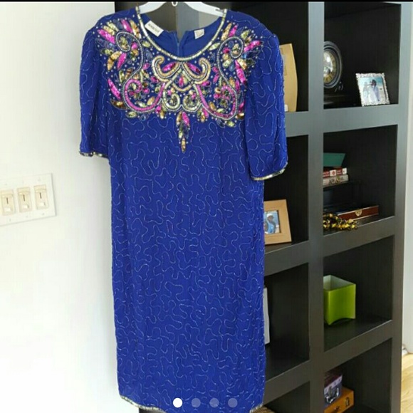 Royal Blue Sequined dress